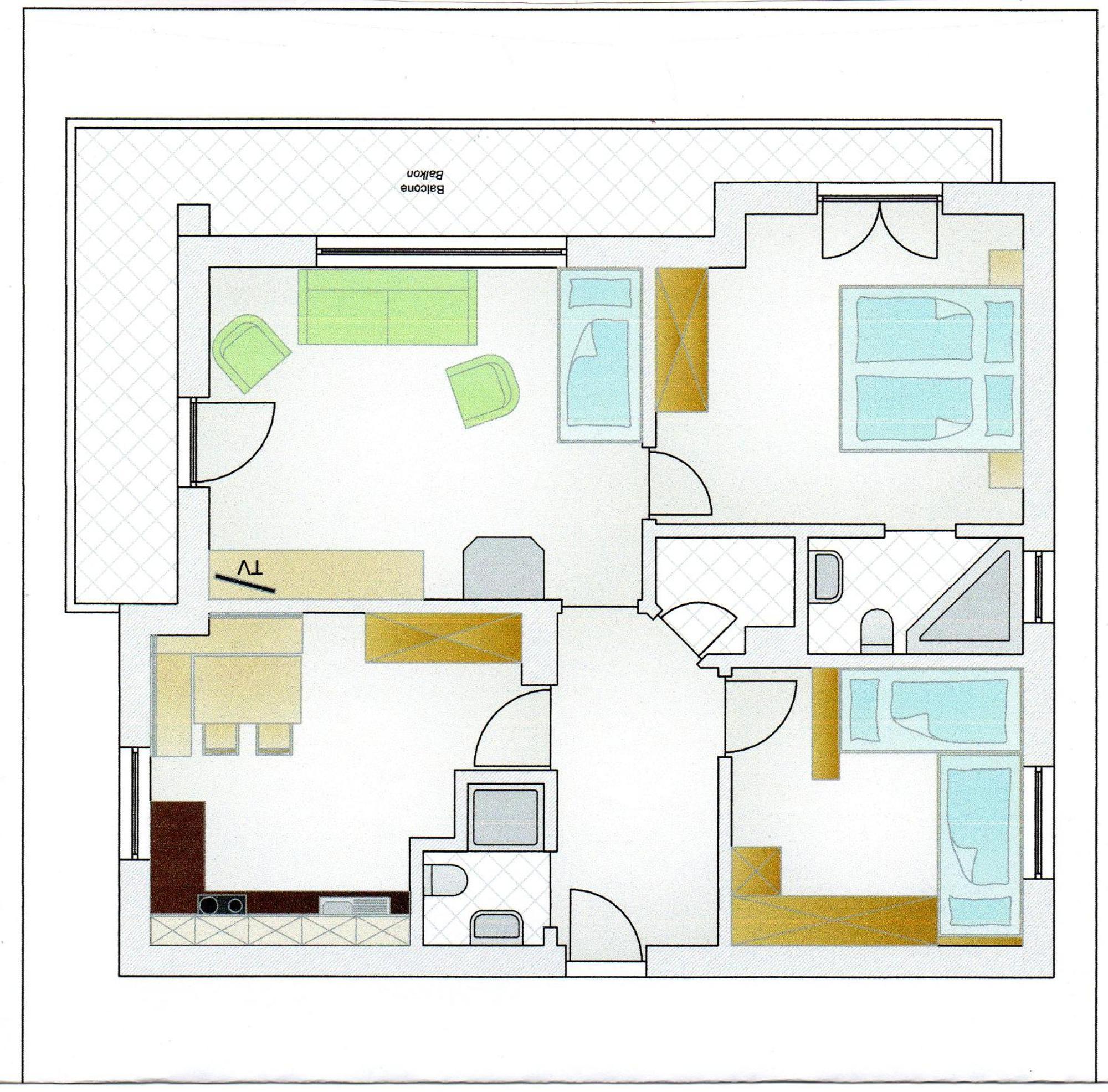 Apartments Brunella Ла Вилла Номер фото